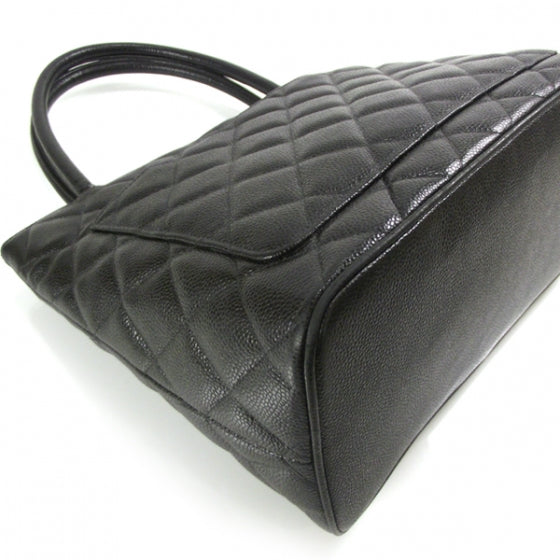 Chanel Caviar Medallion Tote Black 5 of 11