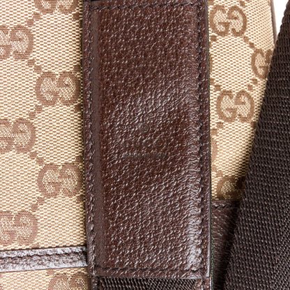 Gucci Monogram Flat Messenger Bag Dark Brown 8 of 11