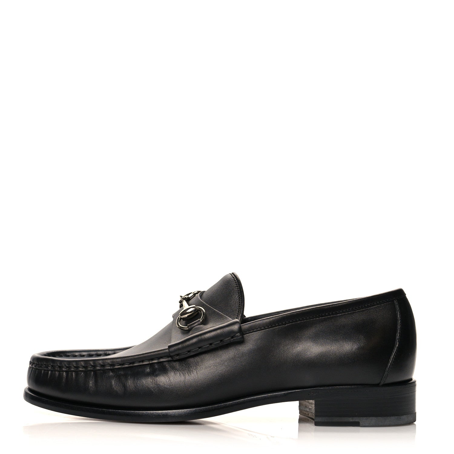 Gucci Calfskin Mens 1953 Horsebit Loafers 9 Black 1 of 11