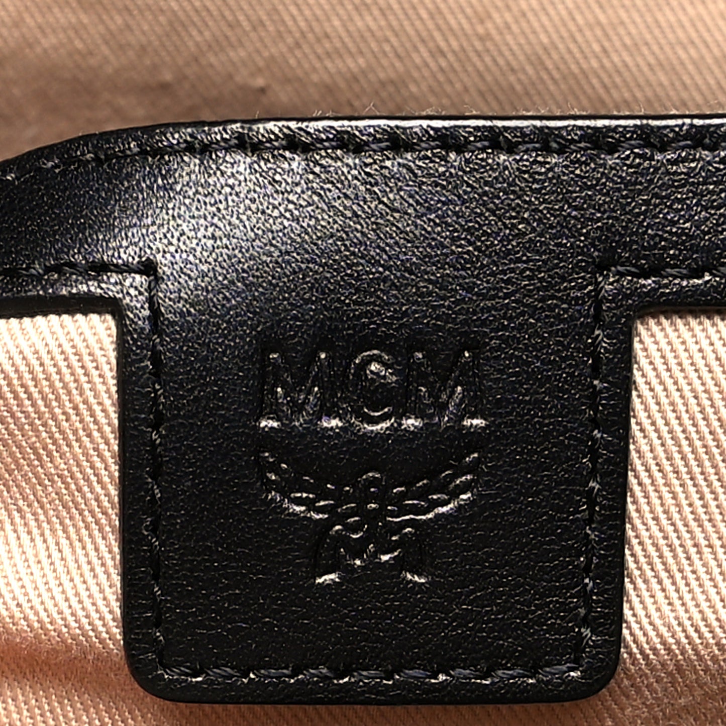 Visetos Chevron Medium Colorblock Stark Backpack Cognac