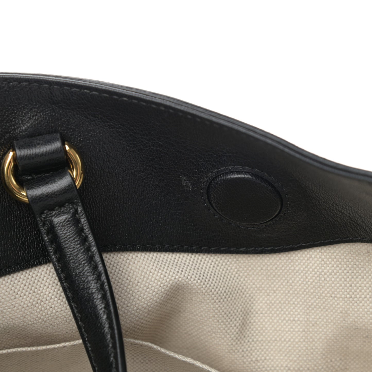 Calfskin Large Horsebit 1955 Tote Bag Black