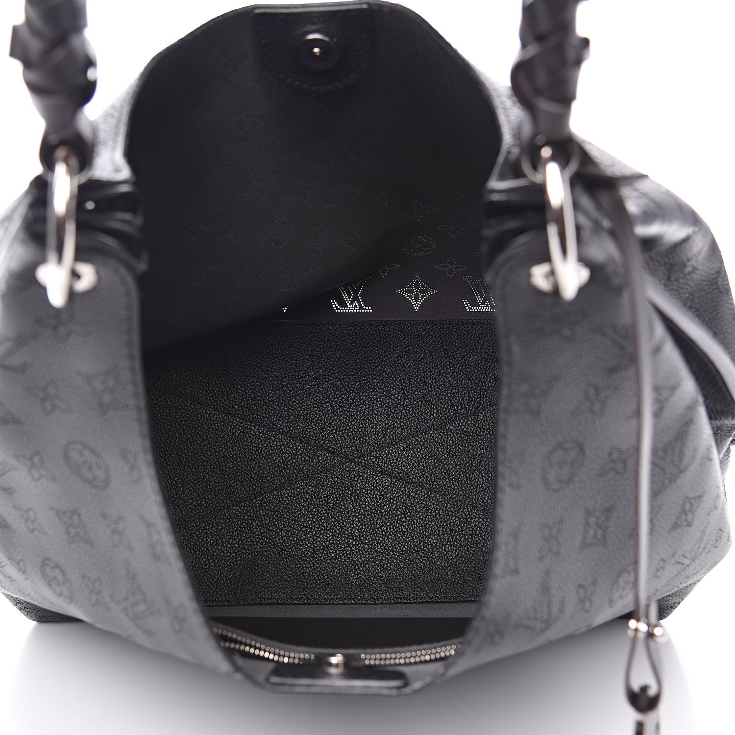 Louis Vuitton Mahina Carmel Hobo Black 5 of 11