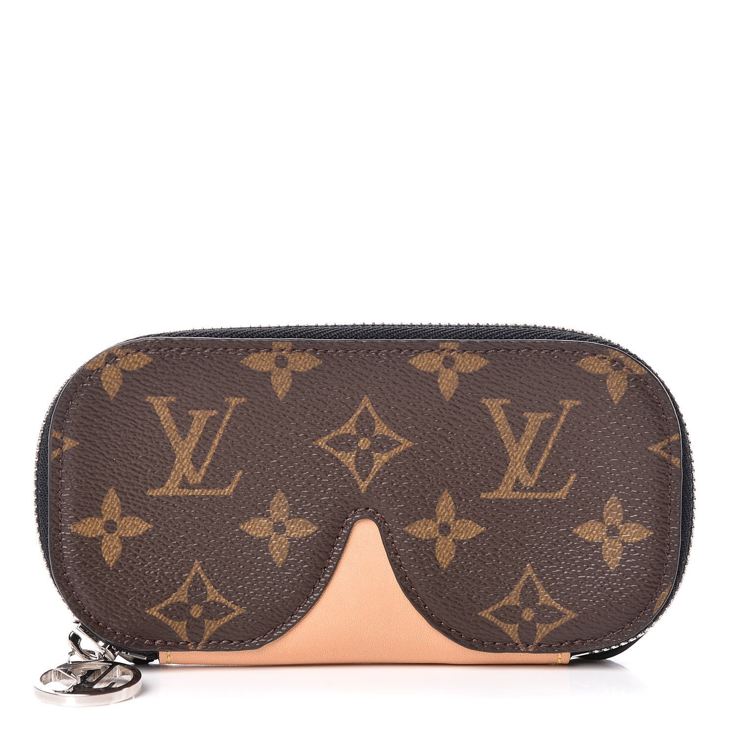 Louis Vuitton Monogram Emilie Zippered Sunglasses Case Navy 1 of 9