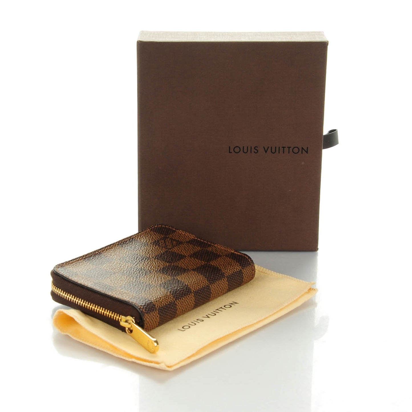 Damier Ebene Zippy Coin Purse