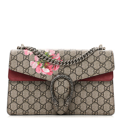 Gucci GG Supreme Monogram Blooms Small Dionysus Shoulder Bag Beige Multicolor Dry Rose 1 of 12