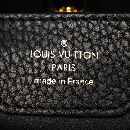 Louis Vuitton Taurillon Embellished Flower Crown Capucines PM Black 6 of 9