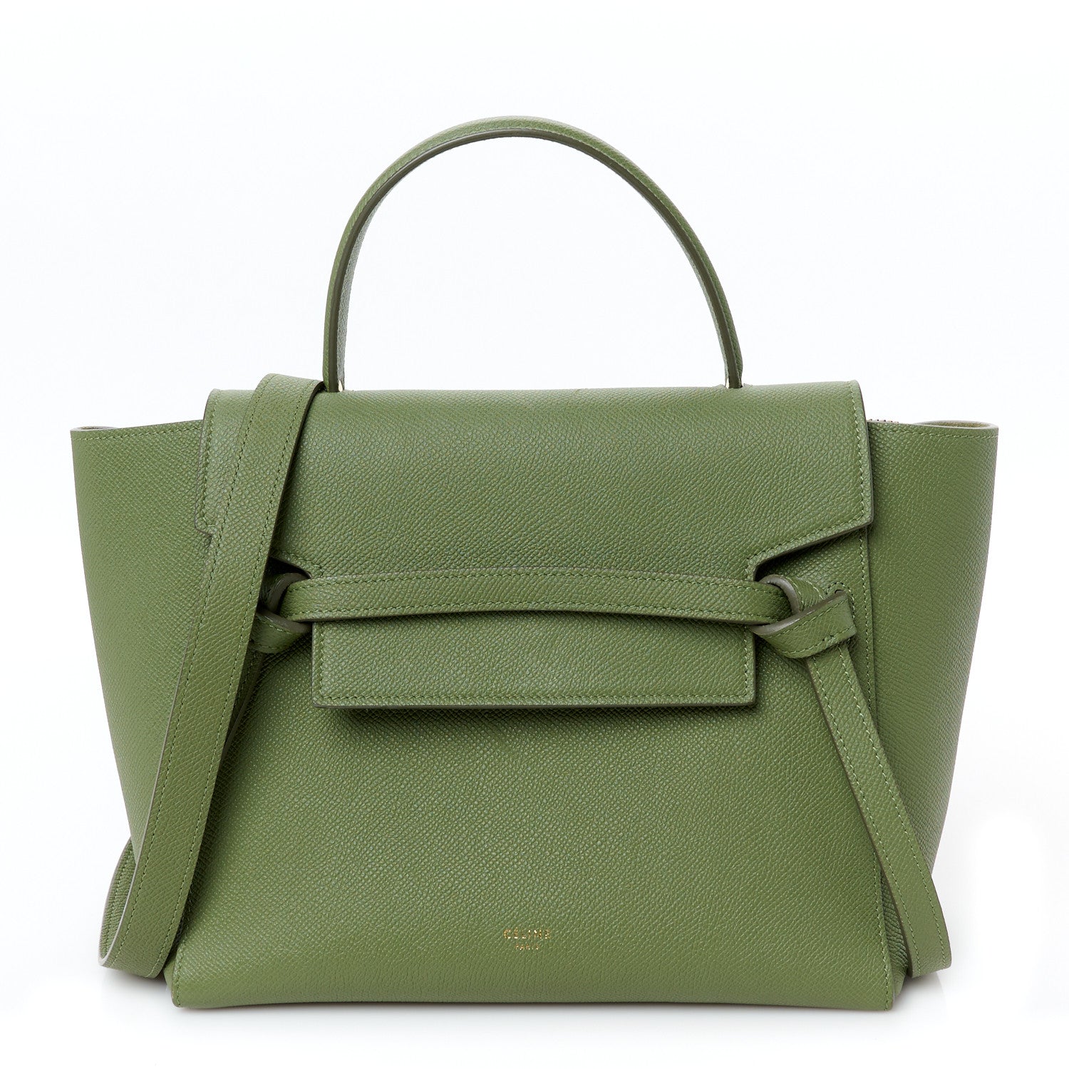 Celine Grained Calfskin Micro Belt Bag Light Khaki 1 of 10