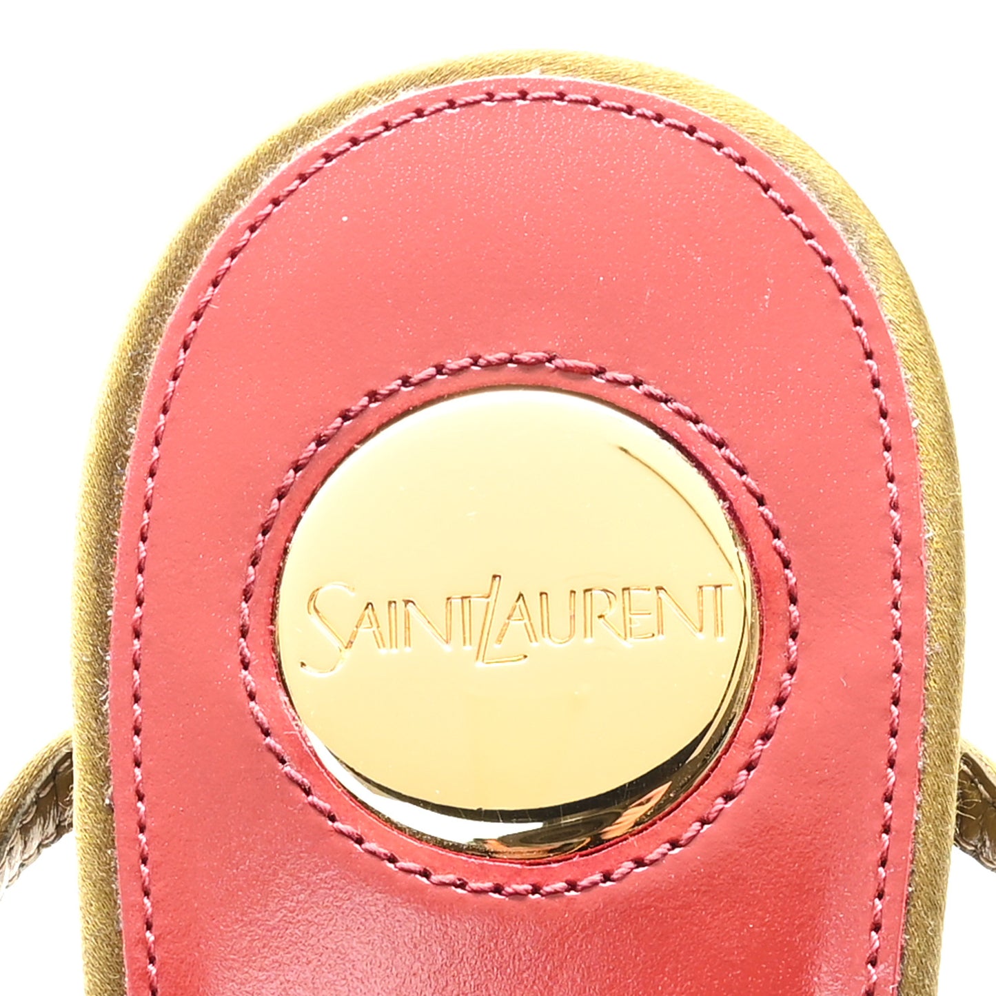 Crepe Satin Opyum 110 Sandals 39.5 Cuba Gold