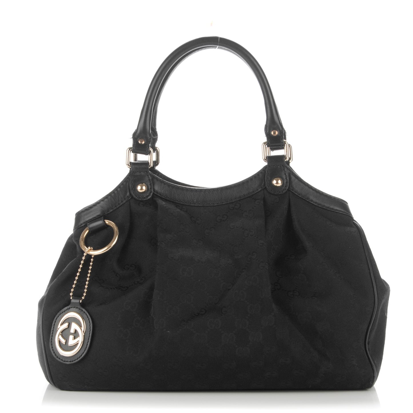 Monogram Medium Sukey Tote Black