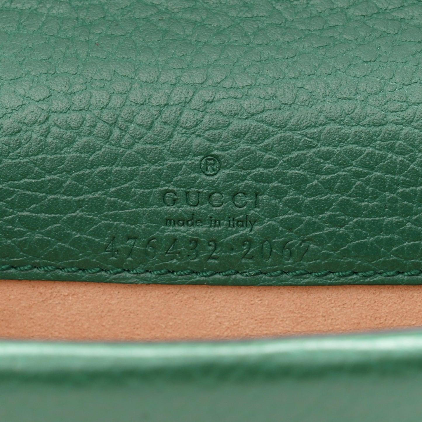 Calfskin Super Mini Dionysus Shoulder Bag Emerald