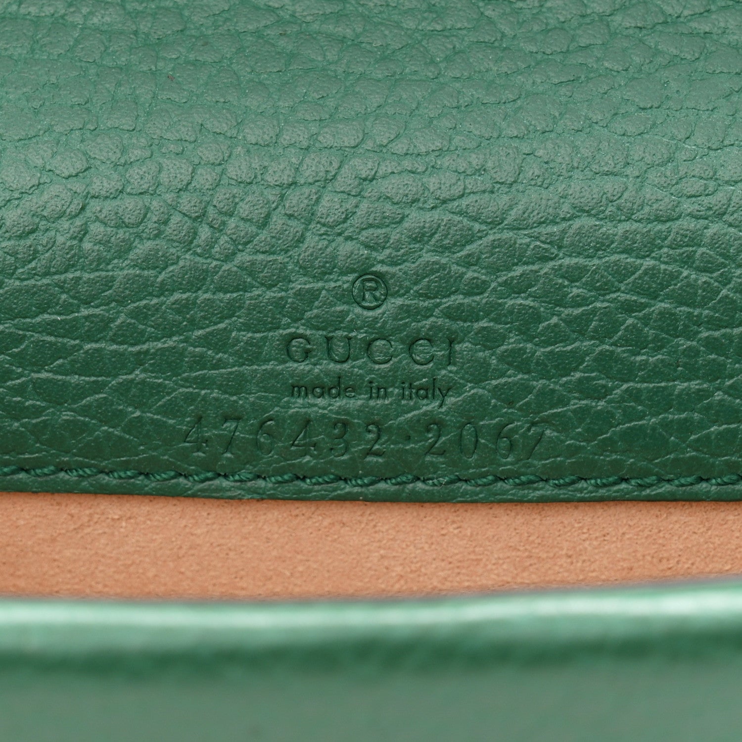 Gucci Calfskin Super Mini Dionysus Shoulder Bag Emerald 6 of 9