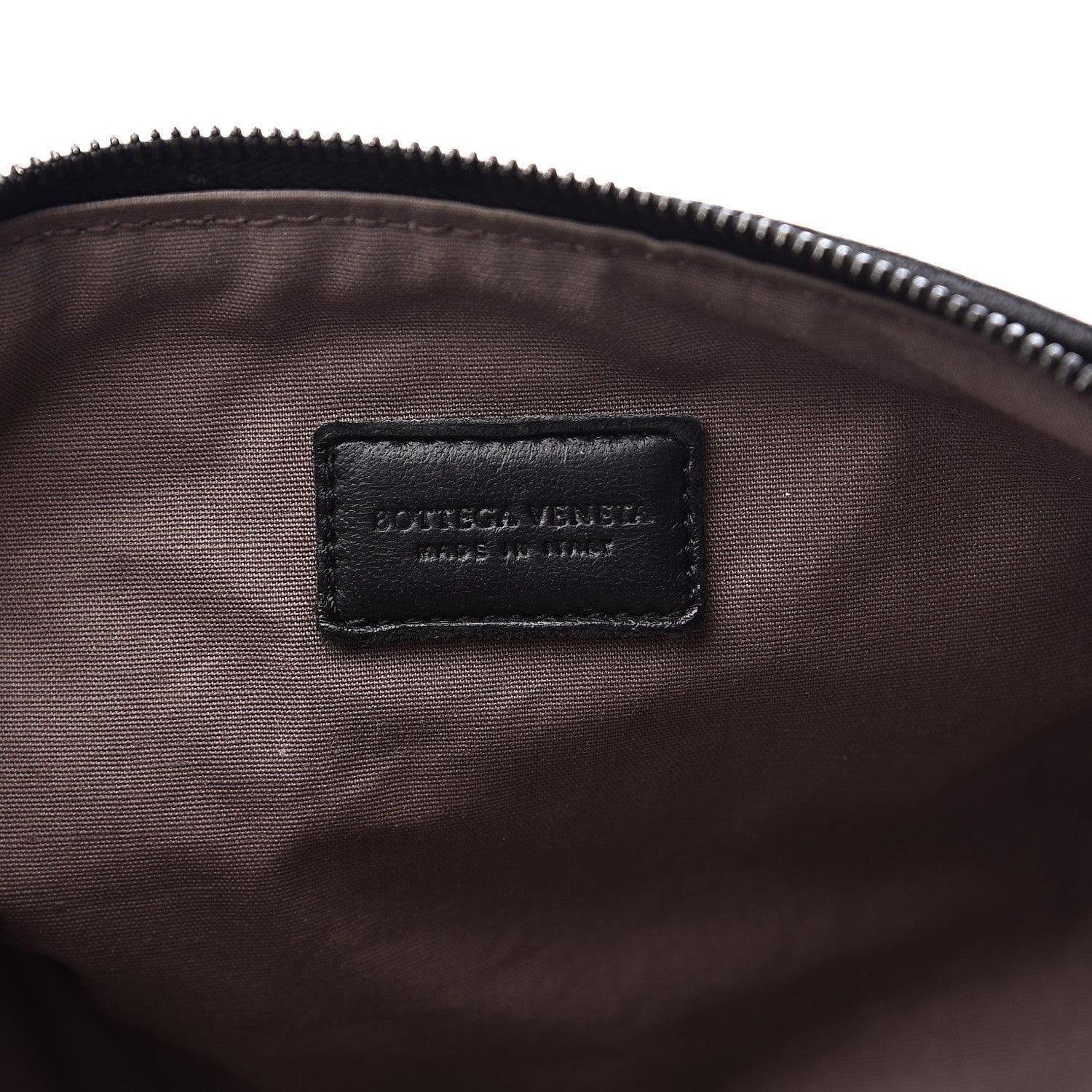 Bottega Veneta Nappa Intrecciato Cosmetic Case Black 6 of 8