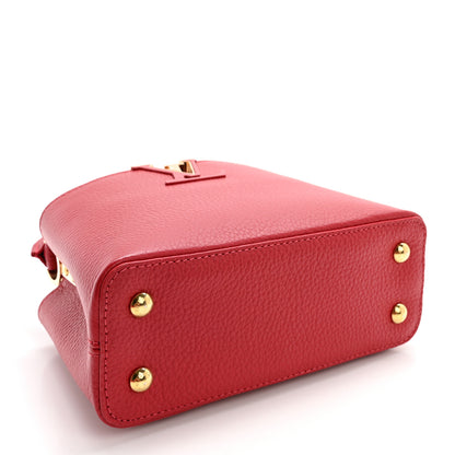 Louis Vuitton Taurillon Mini Capucines Scarlet 4 of 11