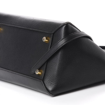 Celine Drummed Calfskin Mini Belt Bag Black 7 of 13
