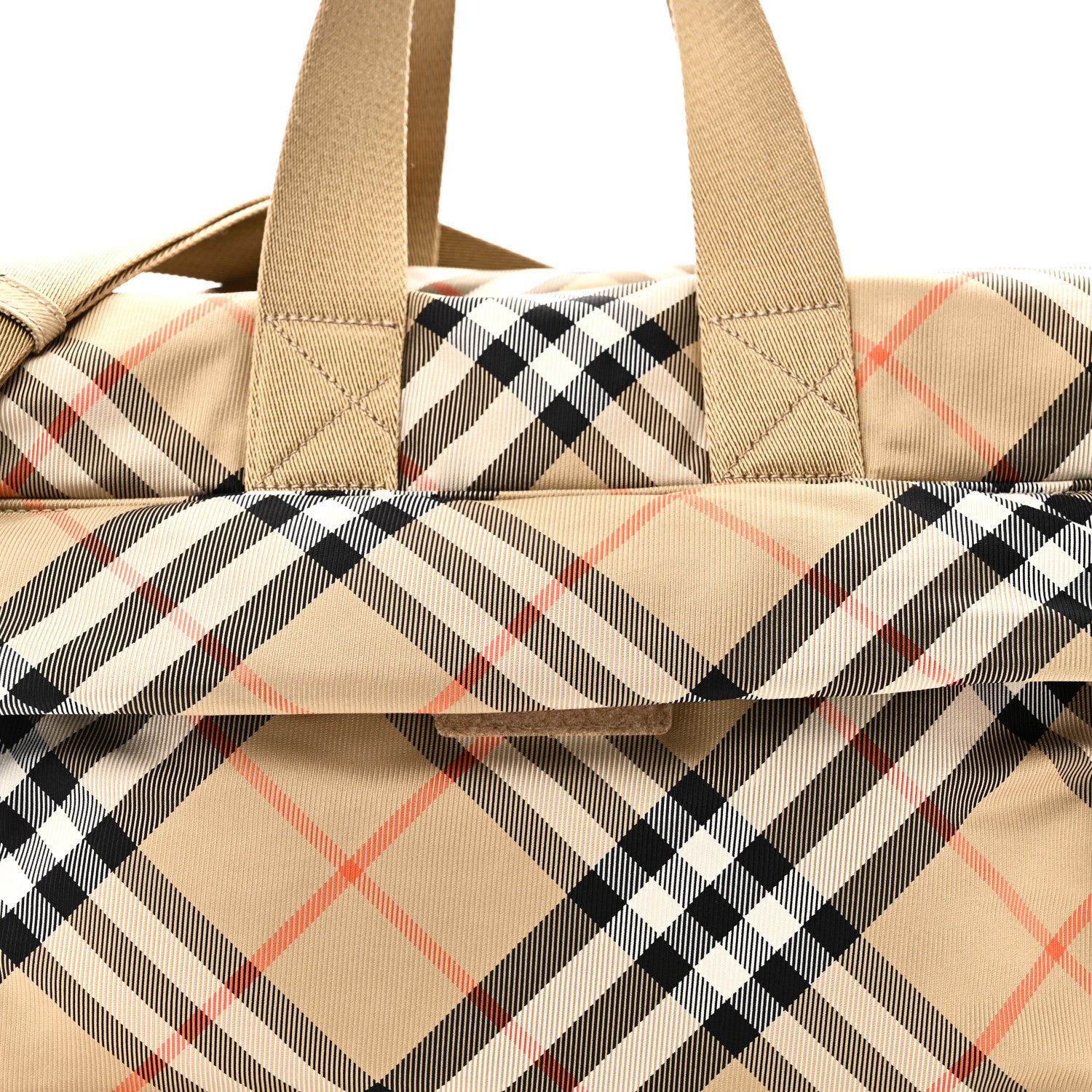 Burberry Nova Check Tote Diaper Bag Sand Beige 7 of 9