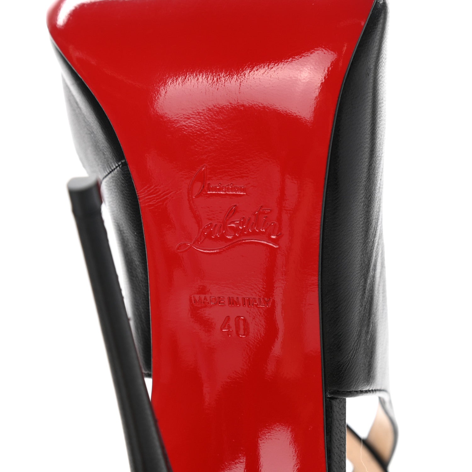 Christian Louboutin Shiny Nappa Marlenarock 120 Pumps 40 Black 6 of 9