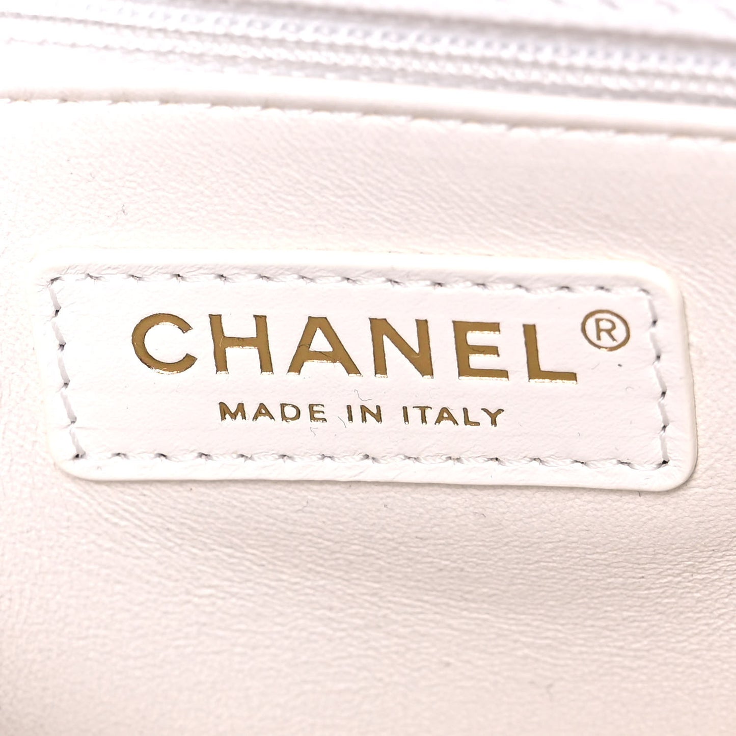 Caviar Quilted Mini Coco Handle Flap White