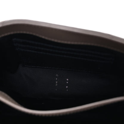 Saint Laurent Calfskin Y Quilted Monogram Toy Loulou Crossbody Bag Taupe 5 of 12