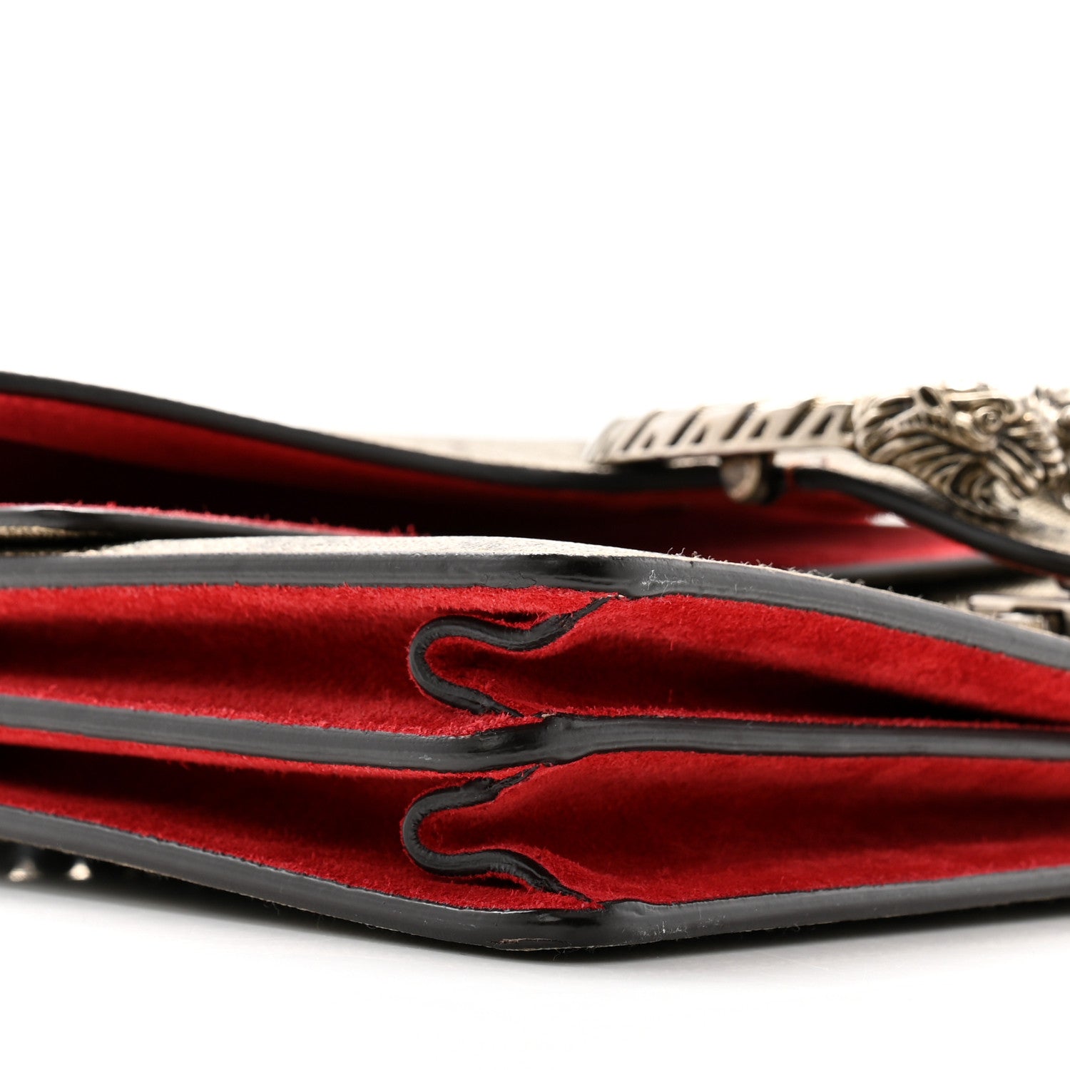 Gucci GG Supreme Monogram Small Dionysus Shoulder Bag Red 10 of 14