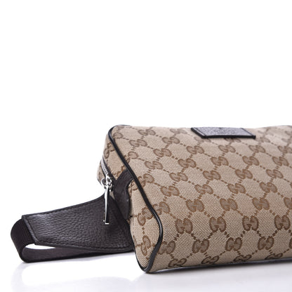 Gucci Monogram Belt Bag Dark Brown 5 of 10