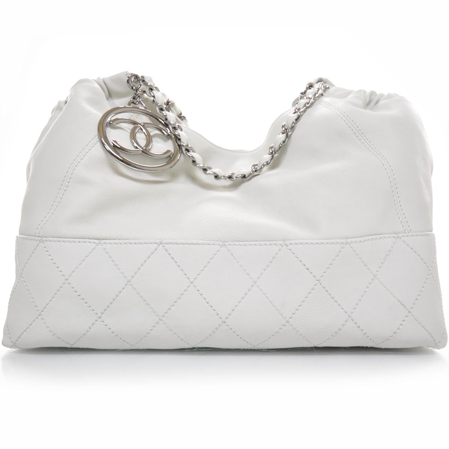 Chanel Leather Baby Coco Cabas White 1 of 11