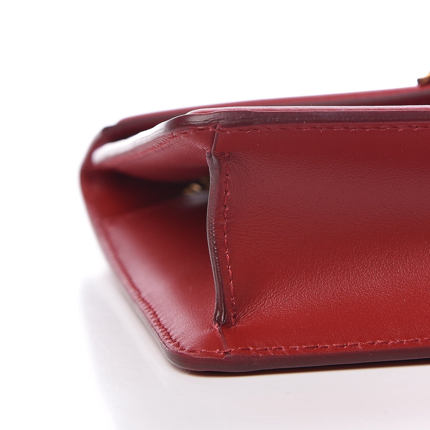 Smooth Calfskin Medium Devotion Crossbody Bag Poppy Red