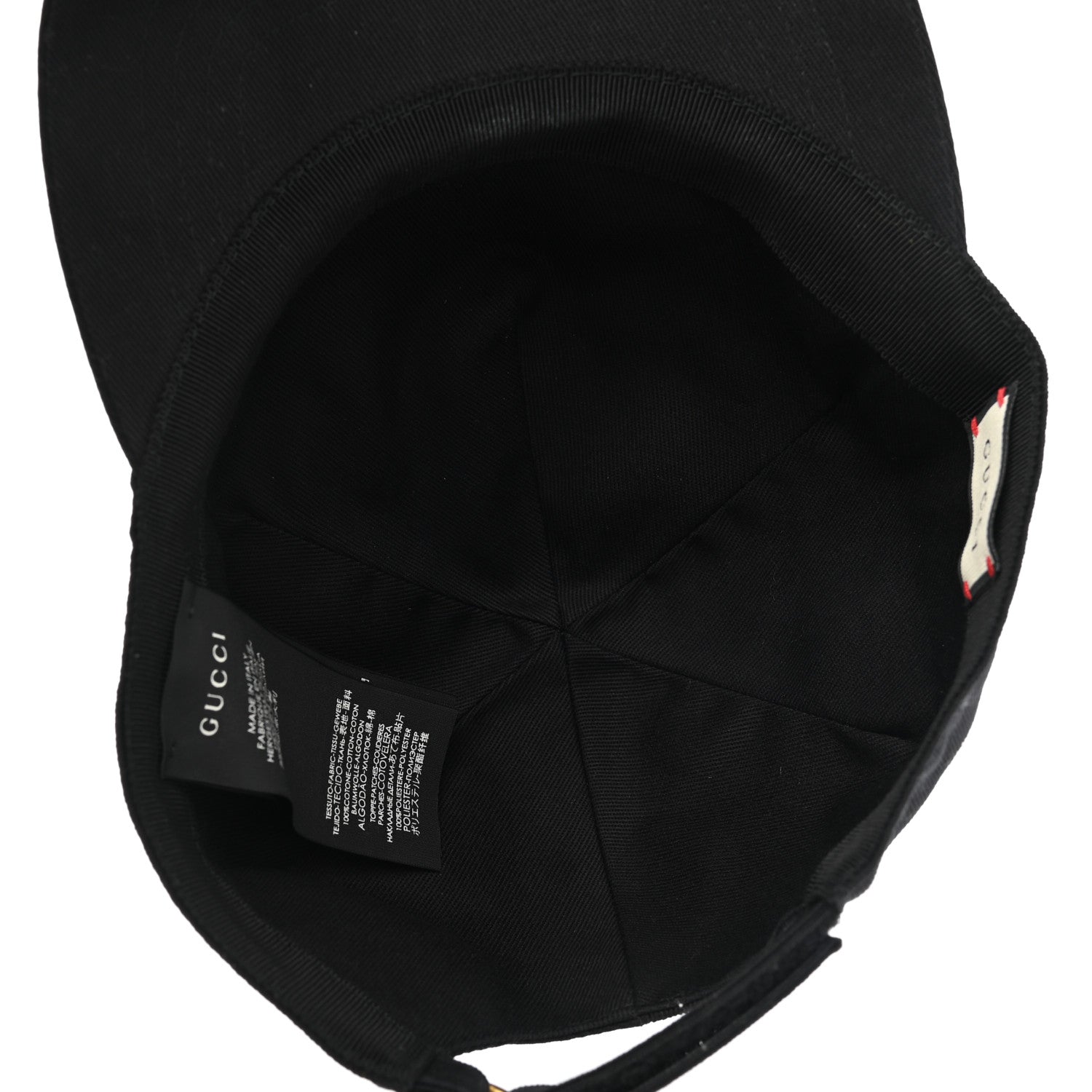 Gucci Cotton Loved Gucci Baseball Hat M Black 7 of 12