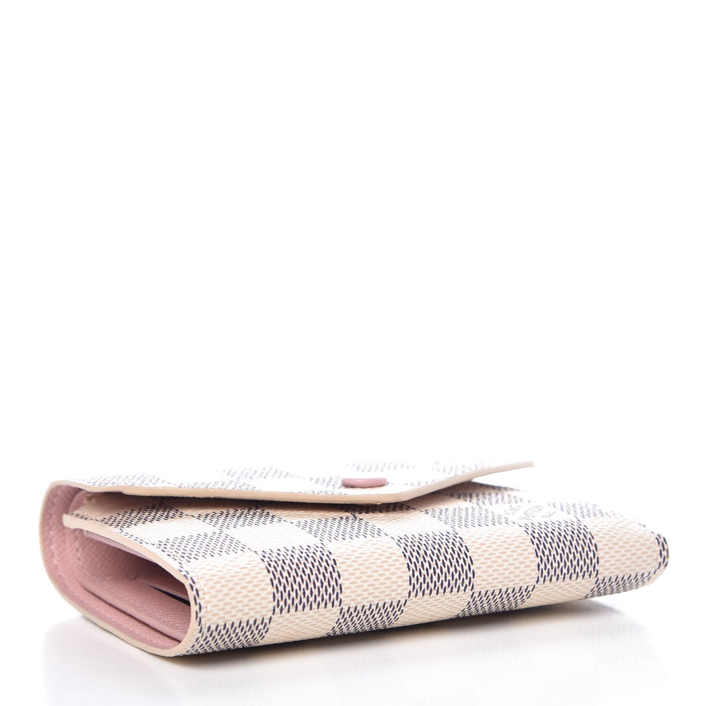 Damier Azur Victorine Wallet Rose Ballerine