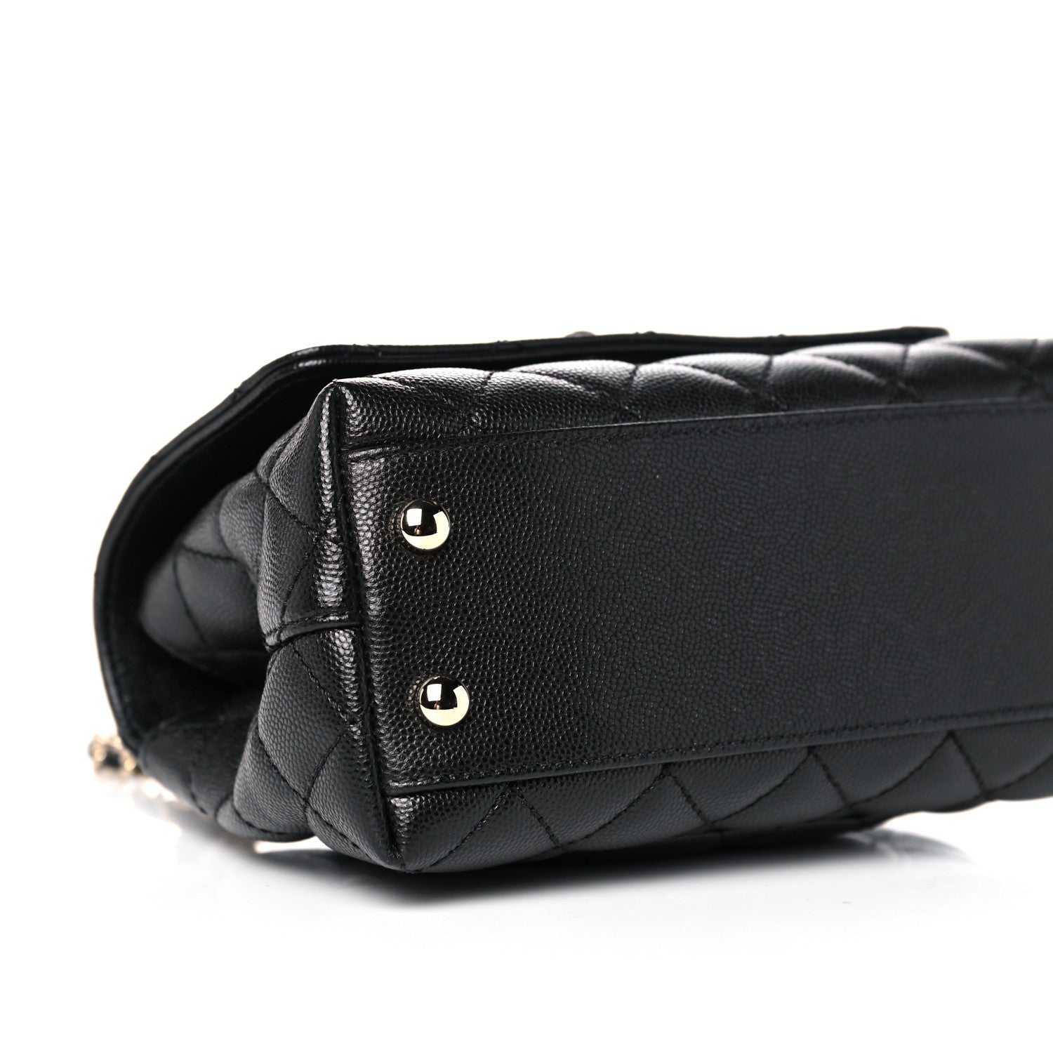 Chanel Caviar Quilted Extra Mini Coco Handle Flap Black 8 of 10