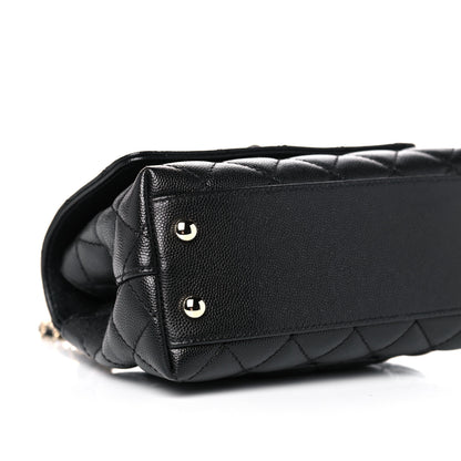 Chanel Caviar Quilted Extra Mini Coco Handle Flap Black 8 of 10