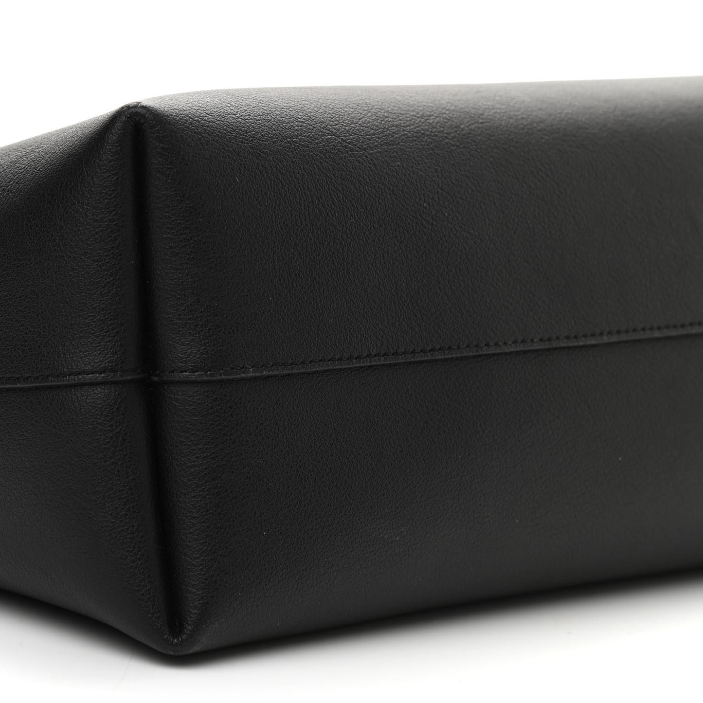 Calfskin Large Shopping Tote Black