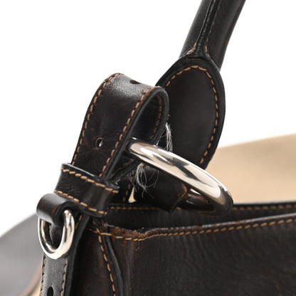 Prada Jacquard Logo Shoulder Bag Corda Bruciato 14 of 16