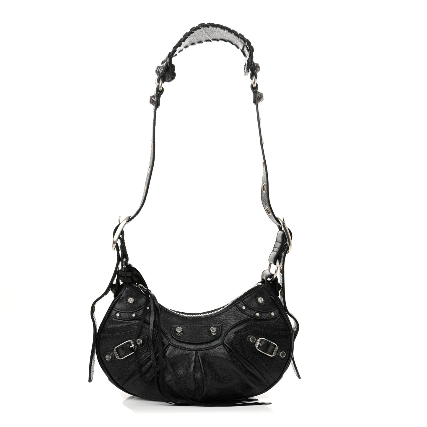 Agneau Arena Le Cagole Shoulder Bag XS Black