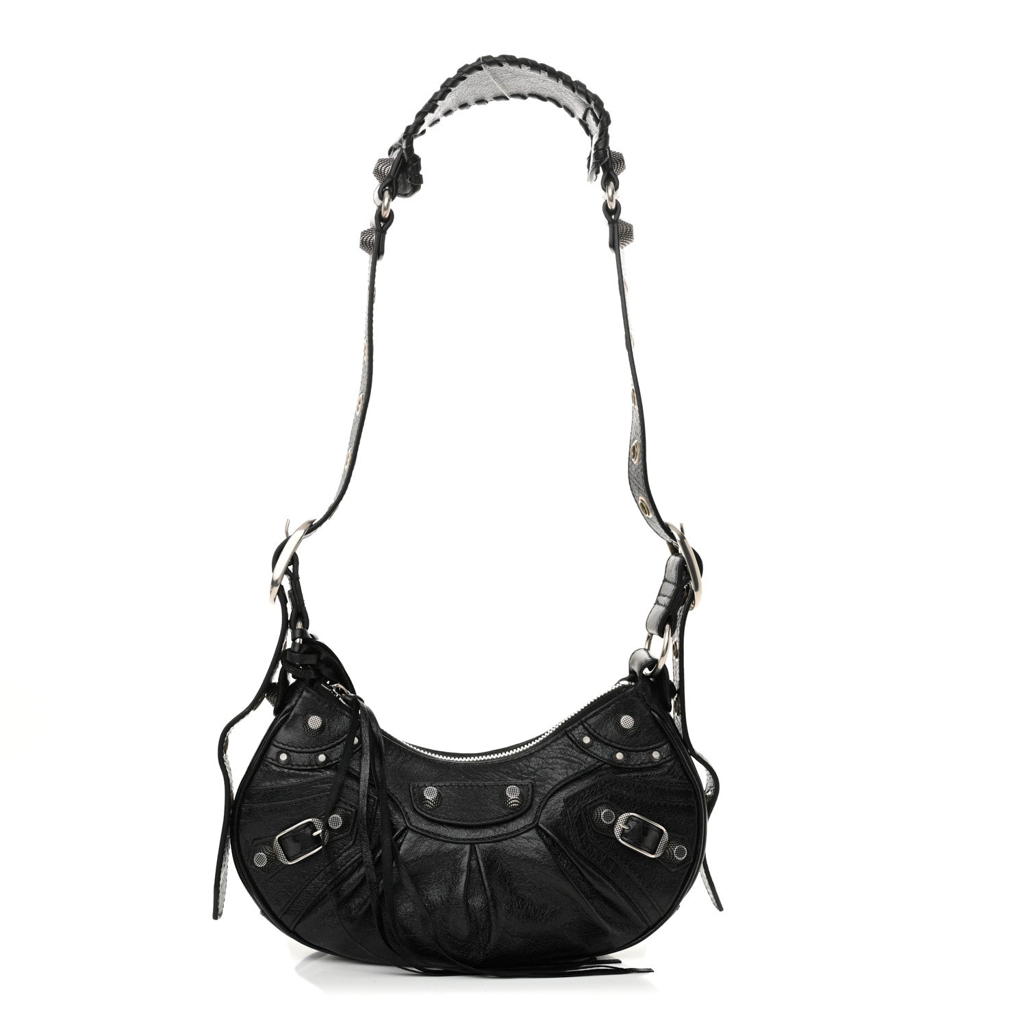 Balenciaga Agneau Arena Le Cagole Shoulder Bag XS Black 1 of 11