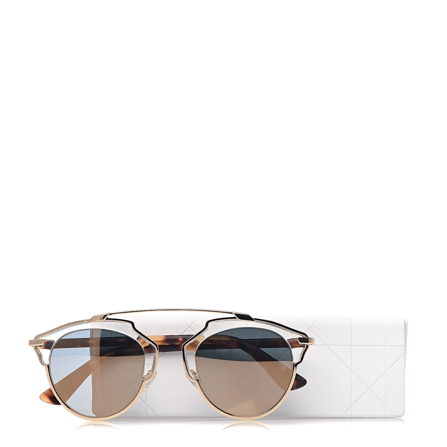 Mirrored So Real Sunglasses Gold