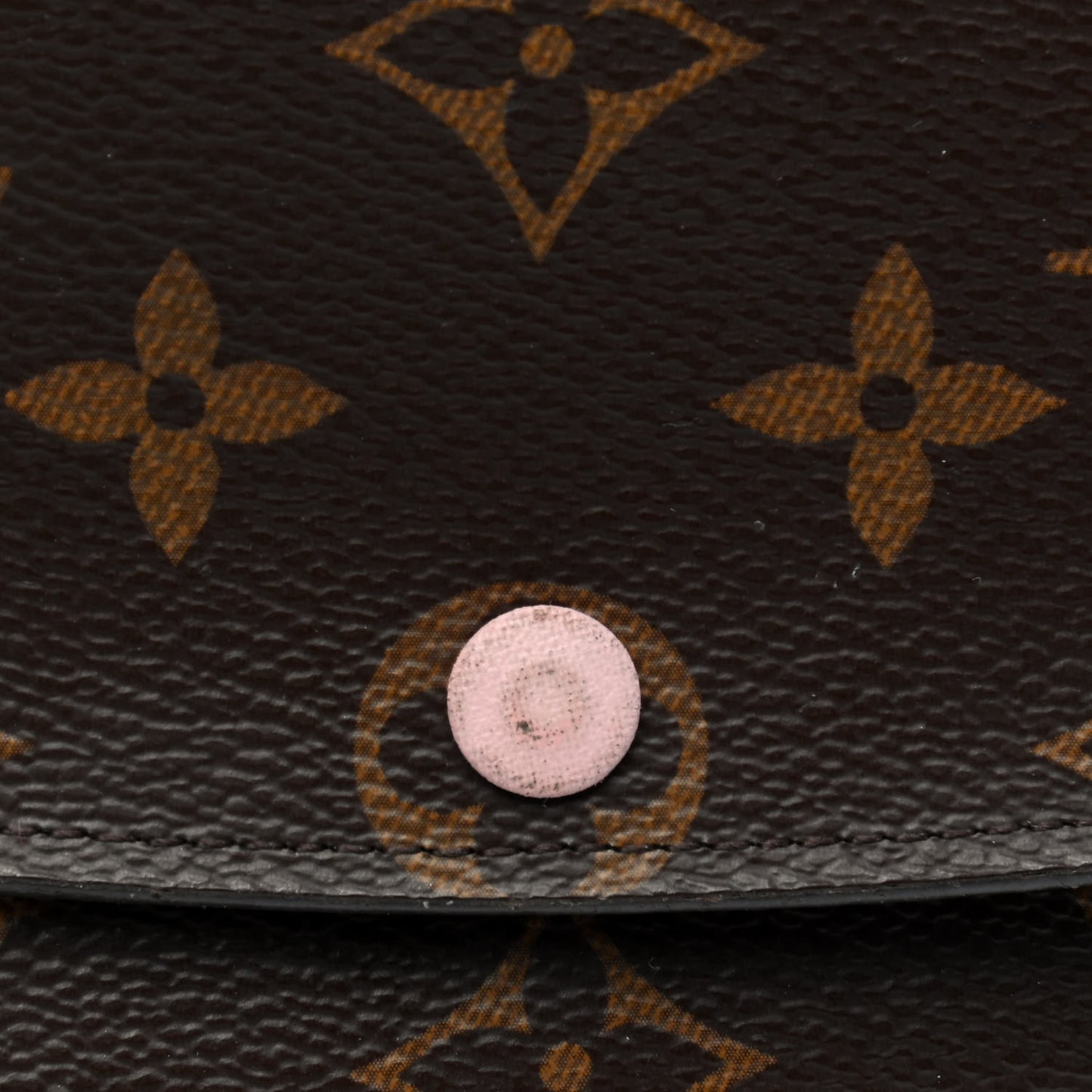 Monogram Emilie Wallet Rose Ballerine