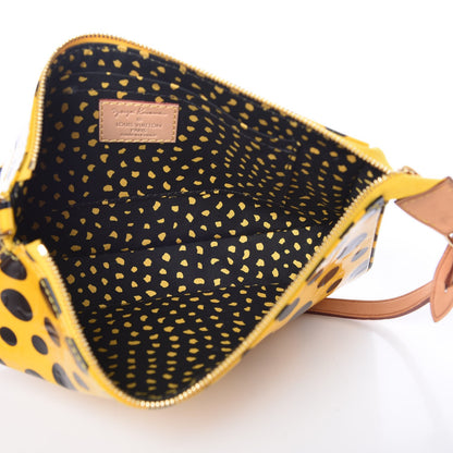 Louis Vuitton Vernis Kusama Infinity Dots Pochette Accessories Yellow 5 of 7