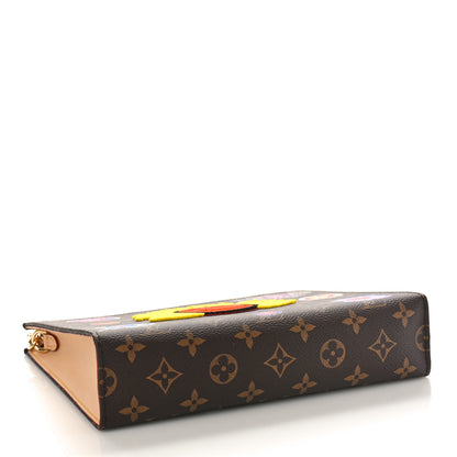 Louis Vuitton LV X YK Monogram Embroidered My Eternal Soul Toiletry Pouch On Chain Multicolor 5 of 10