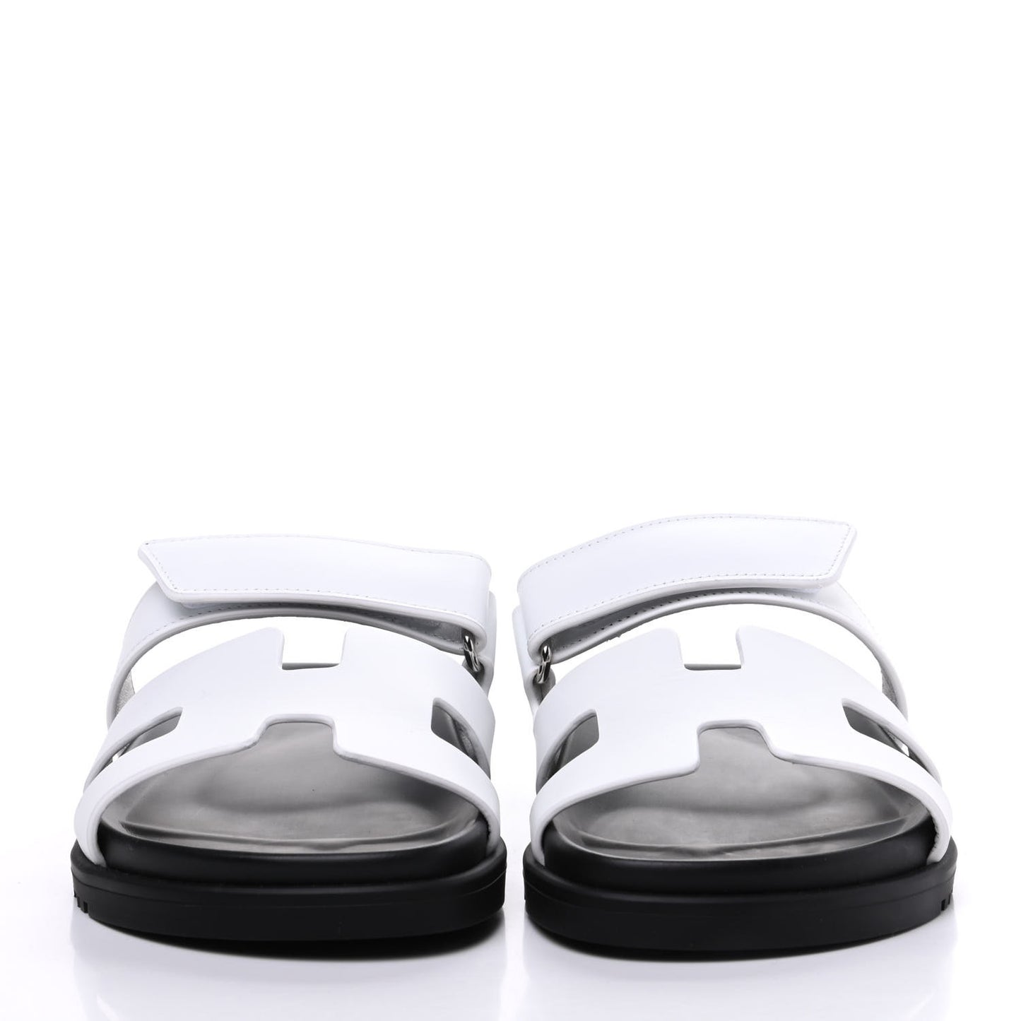 Calfskin Womens Chypre Sandals 36 White
