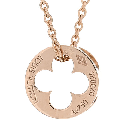 Louis Vuitton 18K Pink Gold Empreinte Pendant Necklace 4 of 4