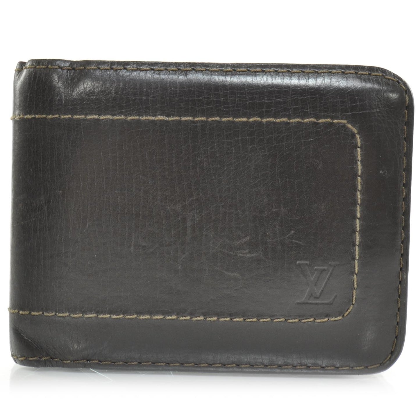 Utah Leather 6 Cards and Bill Holder Wallet