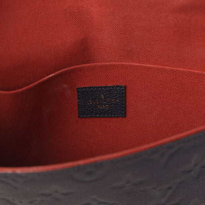 Louis Vuitton Empreinte Pochette Felicie Chain Wallet Marine Rouge 8 of 12
