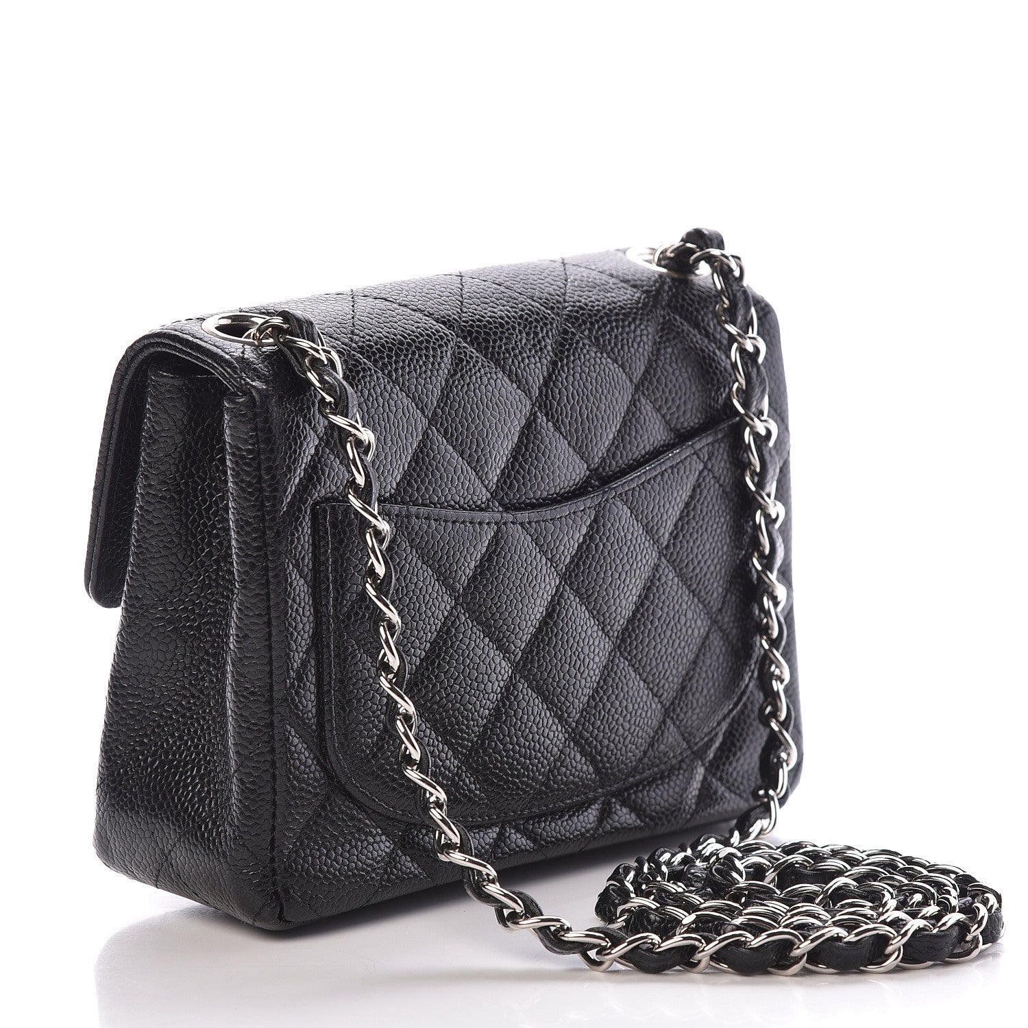 Chanel Caviar Quilted Mini Square Flap Black 3 of 12