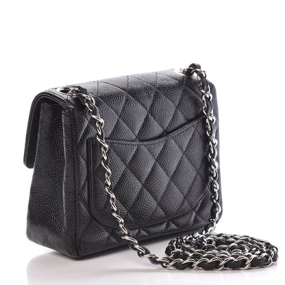 Chanel Caviar Quilted Mini Square Flap Black 3 of 12