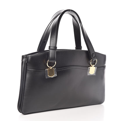 Gucci Vitello Palmellato Lux Large Arli Top Handle Bag Black 3 of 11