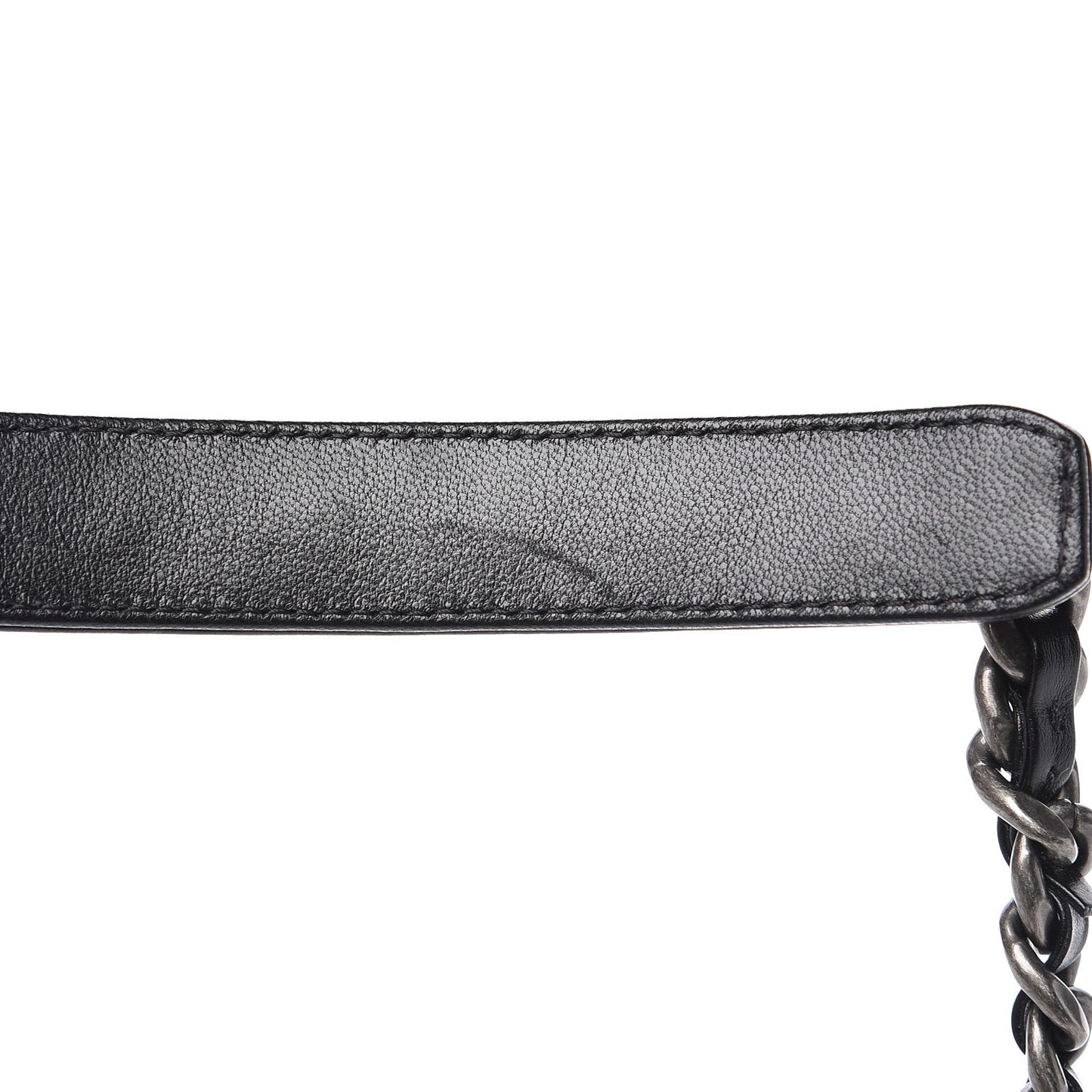 Lambskin Quilted Medium 19 Flap Black