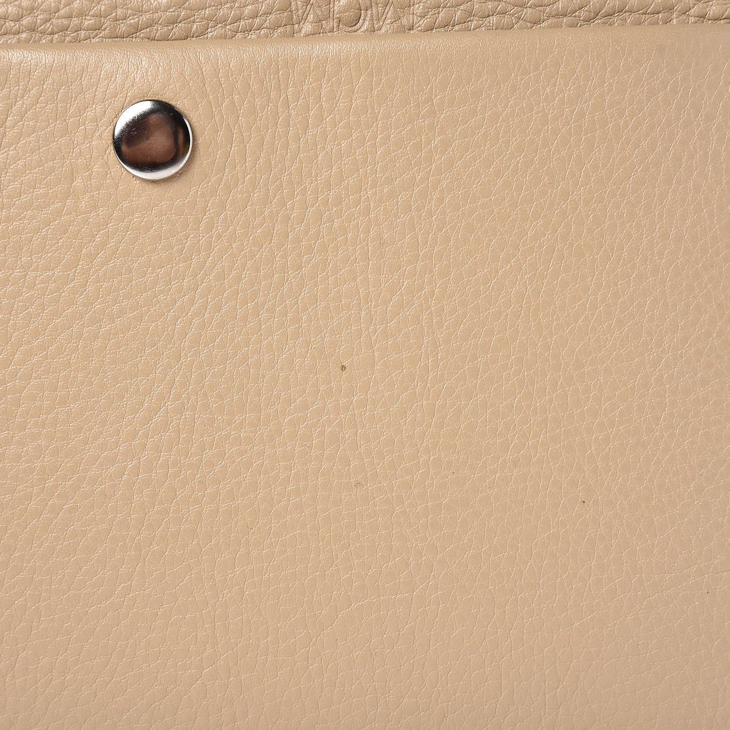 Calfskin Ottomar Monogram Medium Klara Top Zip Tote New Beige