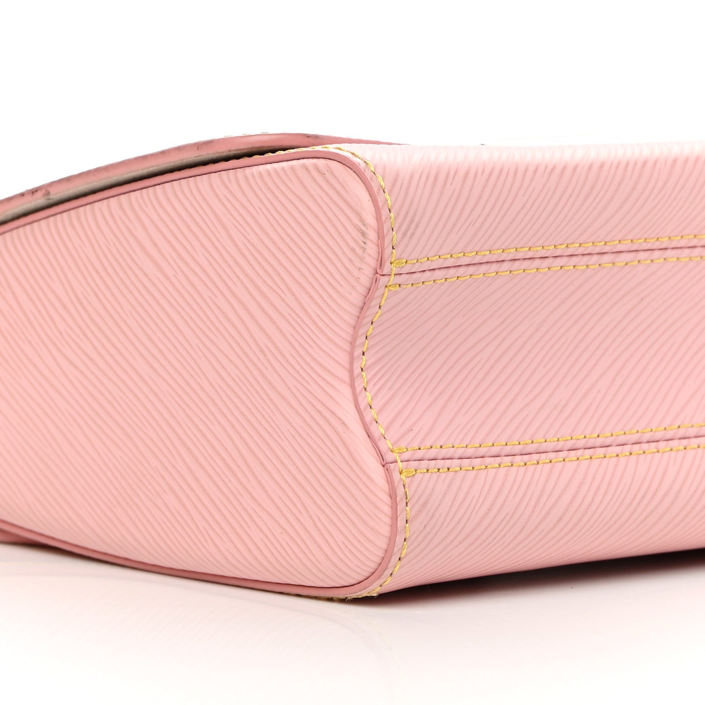 Epi Twist Shoulder Bag MM Rose Ballerine