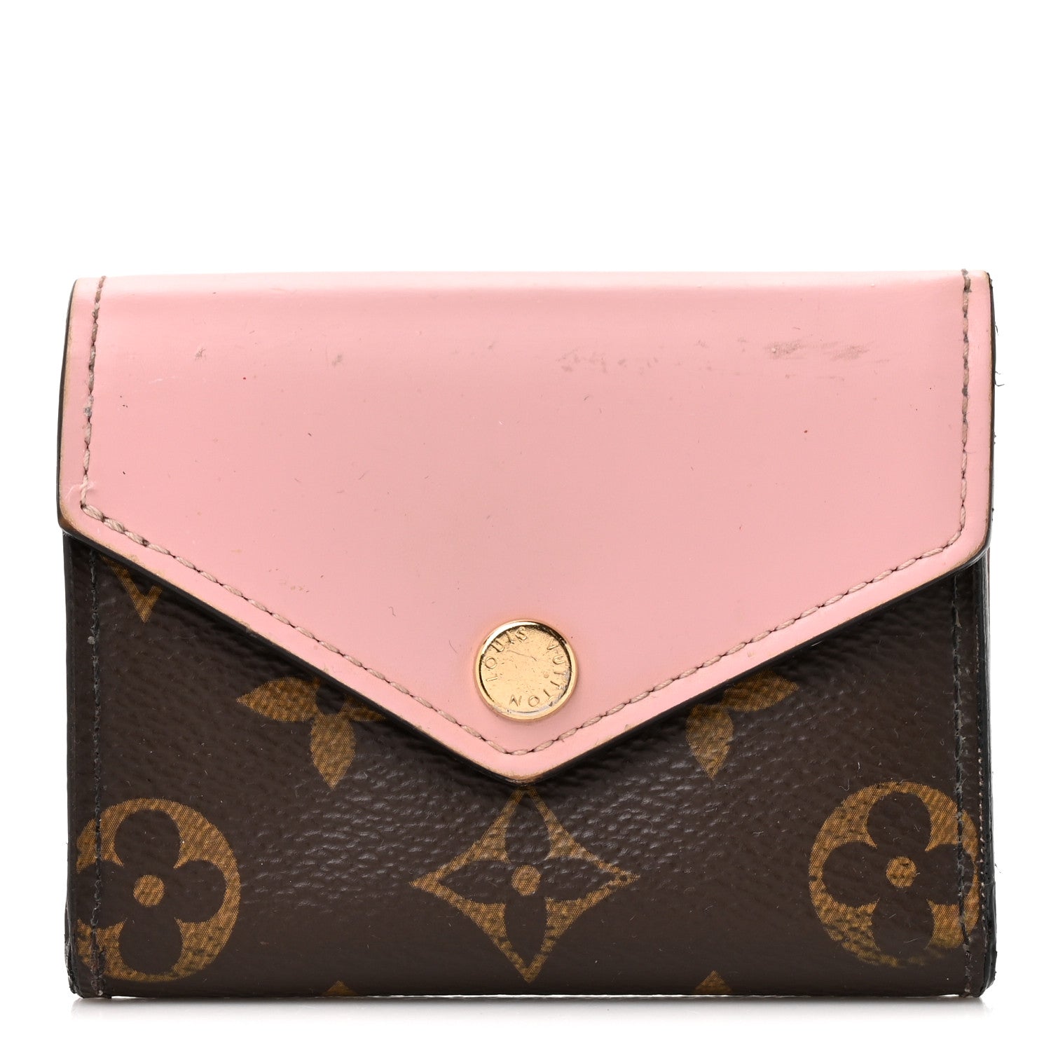 Louis Vuitton Monogram Zoe Wallet Rose Ballerine 1 of 11