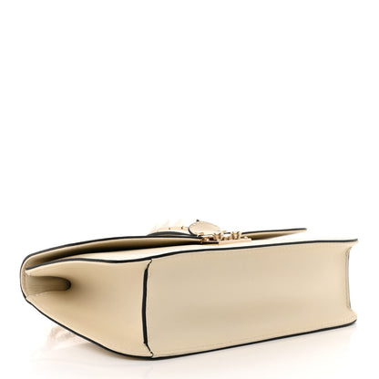 Valentino Garavani Vitello Medium Glam Lock Rockstud Flap Light Ivory 4 of 12